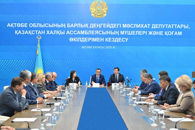Приоритетные задачи совместной работы с маслихатами обозначил Маулен Ашимбаев