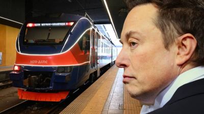 Илон Маск обеспечивает интернетом поезд в Боровое