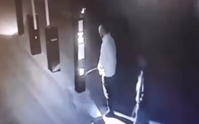 Актюбинец справил нужду под камерами наблюдения. Его нашли