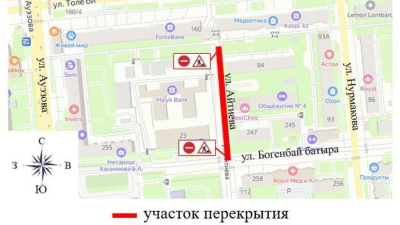 В Алматы на двух участках улиц ограничат движение транспорта: обновляют сети 40-летней давности