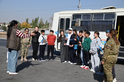 Дети из Арысского гарнизона отдыхают в республиканском лагере «Балдаурен»