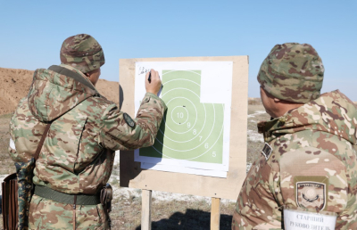 В Национальной гвардии состоялось соревнование по пулевой стрельбе