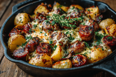 Что может быть уютнее ароматной картошечки по-охотничьи &mdash; беспроигрышный рецепт к ужину