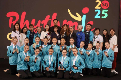Одиннадцать медалей завоевали гимнастки Астаны на чемпионате Азии