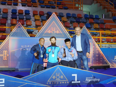 Акмолинский атлет Давид Дегтярев стал трехкратным чемпионом мира