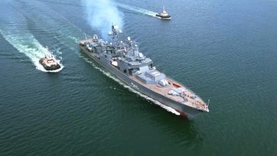 Sоhu: российский военный корабль ворвался на учения НАТО